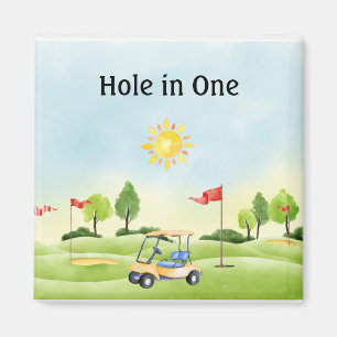 Trou en un aimant de golf