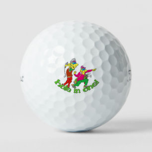 Trou Humoristique Dans Une Balle De Golf