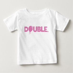 Trouble Double Funny Dad Son Daughter Matching Baby T-Shirt
