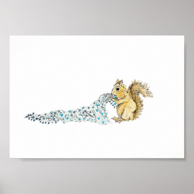 Trouble Squirrel Print (Front)