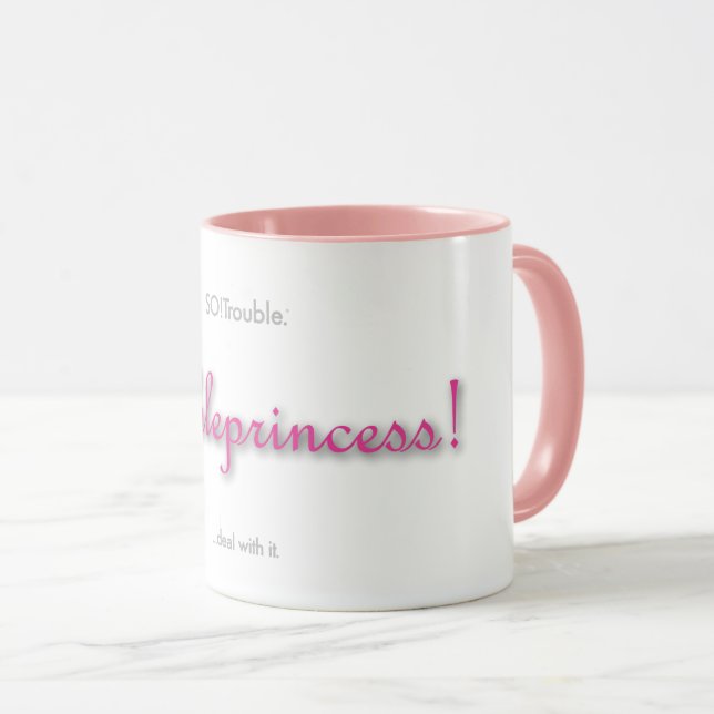 troubleprincess! mug (Front Right)