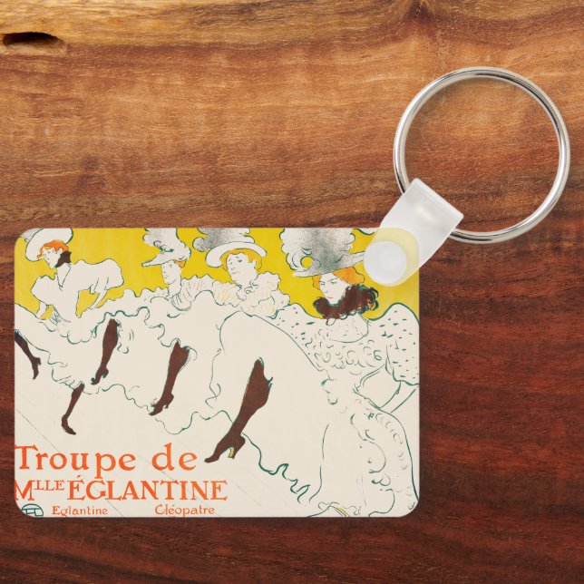 Troupe de Mademoiselle Eglantine, Toulouse Lautrec Keychain (Front)