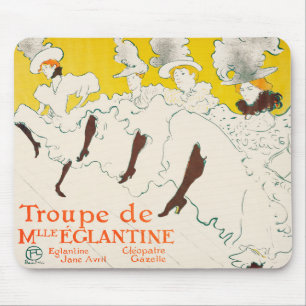 Troupe de Mademoiselle Eglantine, Toulouse Lautrec Mouse Pad
