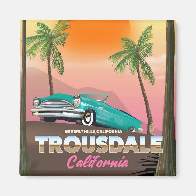 Trousdale Beverly hills California Magnet (Front)