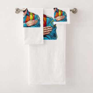 Trousse de serviettes avec un professionnel de la 