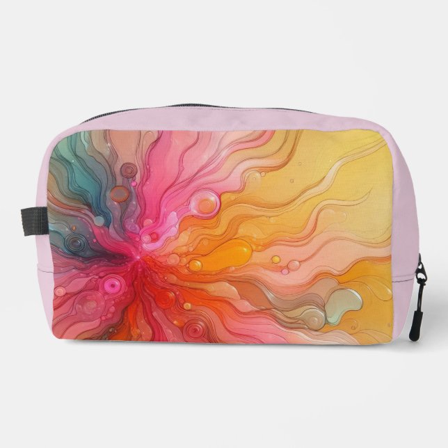 Trousse De Toilette Abstract Rainbow Sun Rays Landscape (Recto)