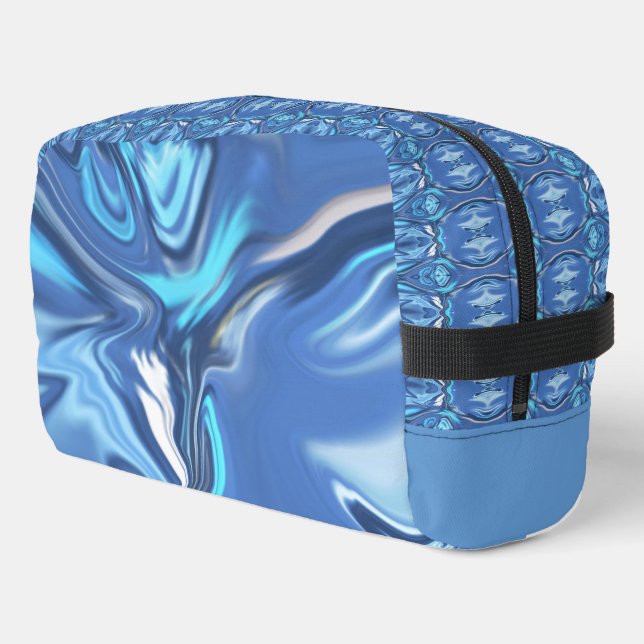 Trousse De Toilette Abstract Symphony in Blue 2 (Coin gauche)