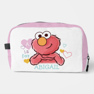 Trousse De Toilette Adorable Elmo Ajoutez Votre Propre Nom