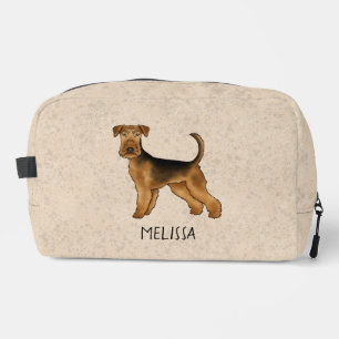Trousse De Toilette Airedale Terrier Dog Bingley Terrier Nom personnal