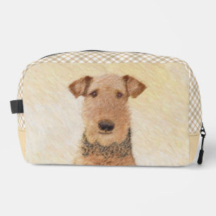 Trousse De Toilette Airedale Terrier Peinture mignonne Chien original 