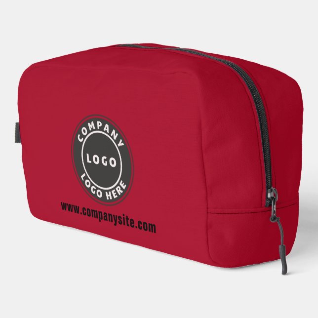 Trousse De Toilette Ajouter un logo d'entreprise et des employés de si (Coin droit)