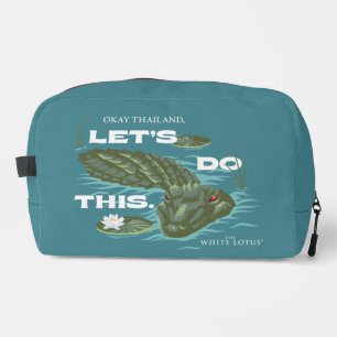Trousse De Toilette Alligator - Le Lotus Blanc