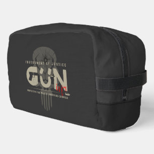 Trousse De Toilette Art de monogramme de pistolet   