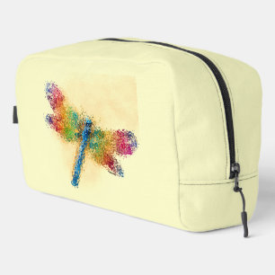 Trousse De Toilette Art numérique multicolore de libellules Abstraites
