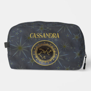 Trousse De Toilette Astrologie zodiaque foncée : Sagittaire Black Gold