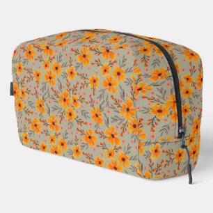 Trousse De Toilette Automne Automne Floral Motif Sage Vert