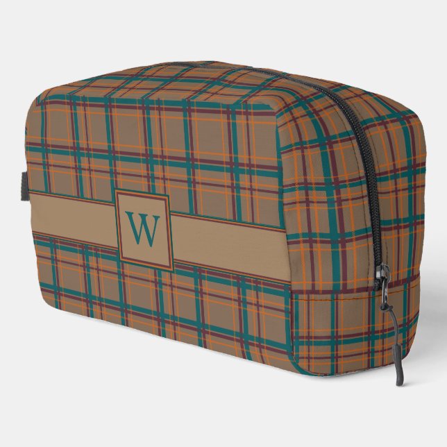 Trousse De Toilette Automne Chic Plaid (Coin droit)