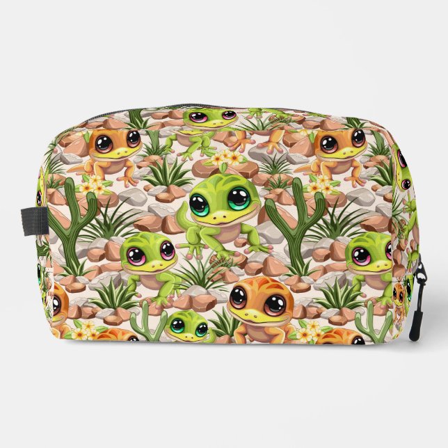 Trousse De Toilette Bébé Geckos jote personnages de dessin (Recto)