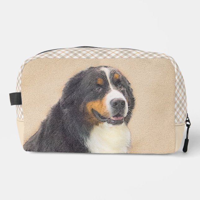 Trousse De Toilette Bernese Mountain Dog Berner Peinture de mignons an (Recto)