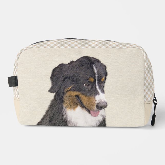 Trousse De Toilette Bernese Mountain Dog Berner Peinture de mignons an (Recto)