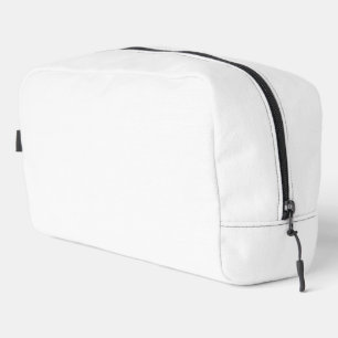 Trousse De Toilette Blanc Classique Simple Et Simple Couleur Solide