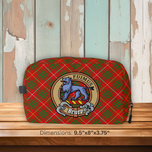 Trousse De Toilette Blason du clan Bruce sur tartan
