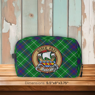 Trousse De Toilette Blason du clan Duncan sur tartan