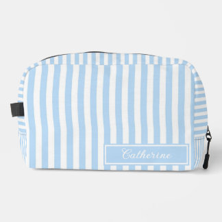 Trousse De Toilette Blue Stripes Abstract Retro Pretty & Trendy