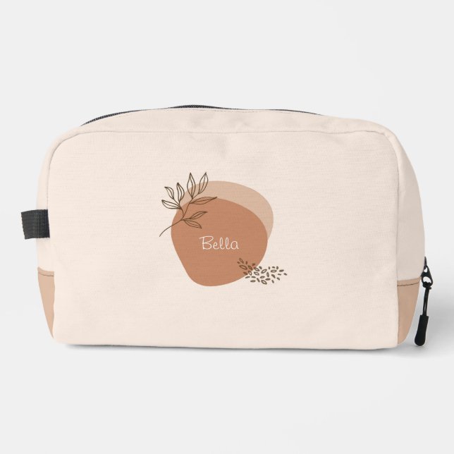 Trousse De Toilette Boho personnalisé moderne (Recto)