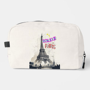 Trousse De Toilette Bonjour Paris coloré