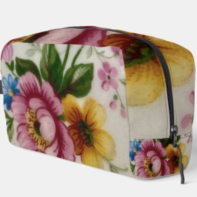 Trousse De Toilette Bouquet Floral de Tasse à Thé (Créateur téléchargé)