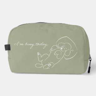 Trousse De Toilette Cadeau personnalisé vert sauge pour maman de Poodl