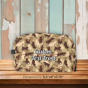 Trousse De Toilette Camouflage du désert des chats