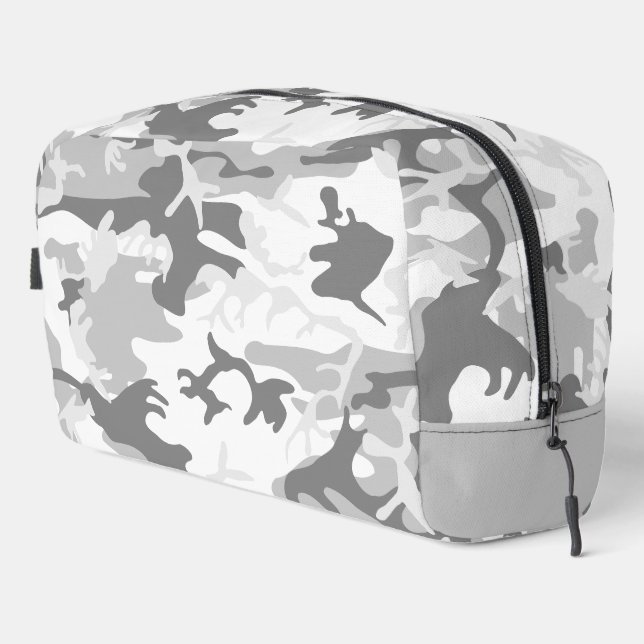 Trousse De Toilette Camouflage gris neige d'hiver, Militaire, Armée (Coin droit)