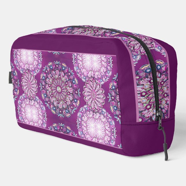 Trousse De Toilette Cardinal rouge Rosace (Coin droit)