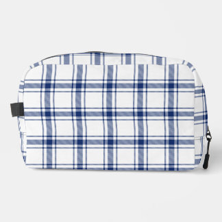 Trousse De Toilette Carreaux marins bleus et blancs