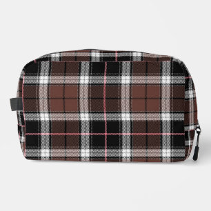 Trousse De Toilette Carreaux Marron
