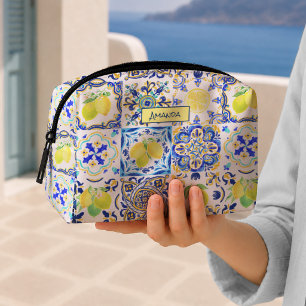 Trousse De Toilette Céramique méditerranéenne sicilienne d'été majoliq