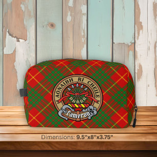 Trousse De Toilette Cimier du clan Cameron sur tartan