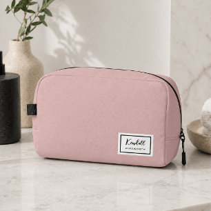 Trousse De Toilette Classique Nostalgie Américaine Simple Minimal Rose