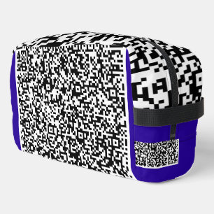Trousse De Toilette Code QR Scan Info Couleur Personnalisée