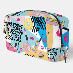 Trousse De Toilette Colorful Retro 1990's Nineties Motif