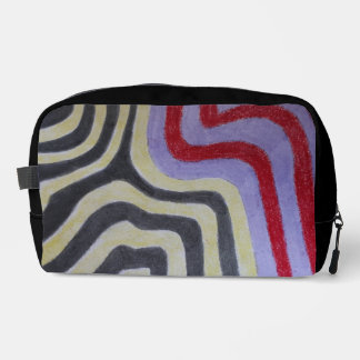 Trousse De Toilette Coloured Waves Print Cut Sew Bag