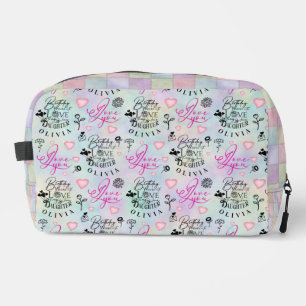 Trousse De Toilette Conception de fête d'anniversaire de fille aux cou