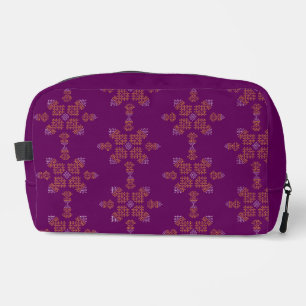 Trousse De Toilette Conception de kolam minimal sud-indien violet