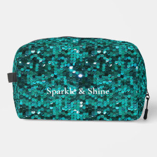 Trousse De Toilette Confetti turquoise de Glam Vert