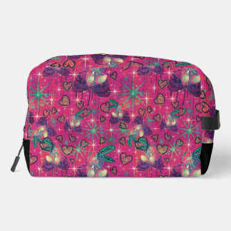 Trousse De Toilette Crâne cerise, éblouissant et rose chaud