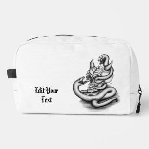 Trousse De Toilette Crâne - Tête diabolique avec serpent