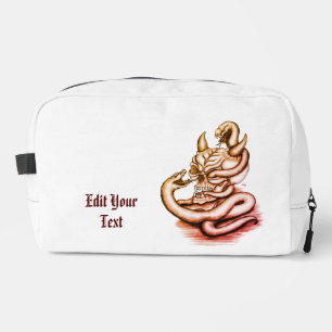 Trousse De Toilette Crâne - Tête diabolique avec serpent