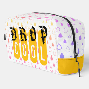 Trousse De Toilette Déposer un dégradé de fille cool moderne jaune ros